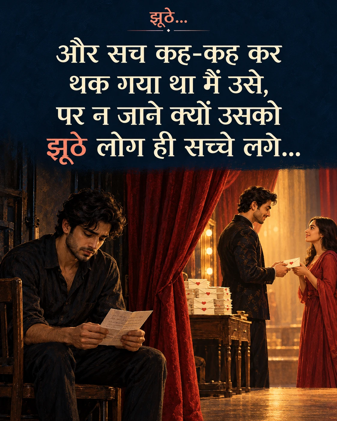 Jhoothe... — creative 2