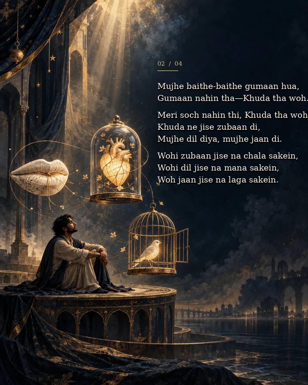 Kabhi Mil To Tujh Ko Bataye Hum... — creative 2