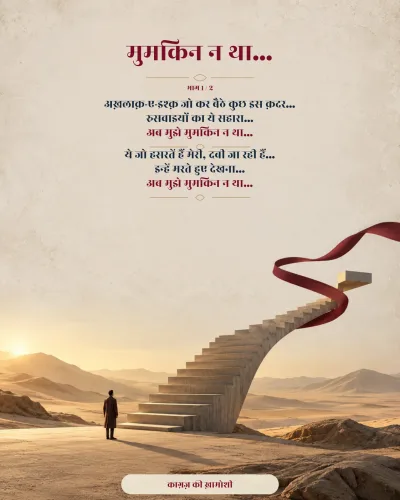 मुमकिन न था…
