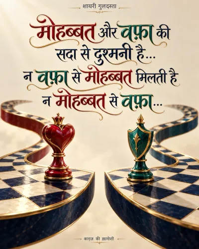 मोहब्बत और वफ़ा की
