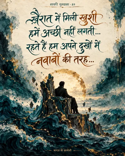 ख़ैरात में मिली ख़ुशी