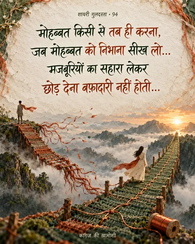 मोहब्बत किसी से तब ही करना,